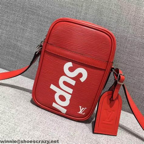 supreme red bag fake|cross body bag men's supreme.